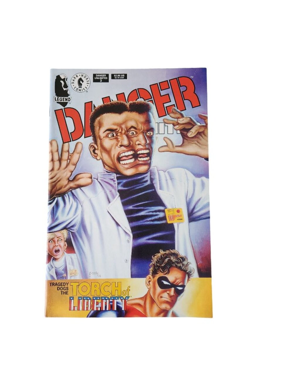 Dark Horse Danger Unlimited #3 1994 Comic Book Collector Bagged Boarded